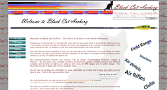 Desktop Screenshot of blackcatarchery.com